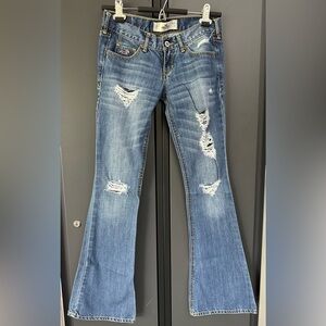 Vintage Y2K Hollister distressed jeans-0S